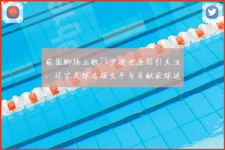 前国脚杨玉敏71岁逝世原因引关注，辽宁足球名宿生平与贡献获球迷深切缅怀